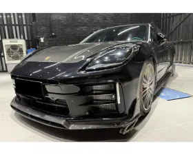 Carbonado Carbon Fiber Front Lip ODV1 Style for 2024-2025 Porsche Panamera 976