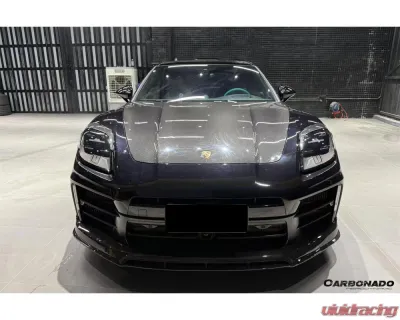 Carbonado DryCF ODV2 Style Front Lip for 2024-2025 Porsche Panamera 976 - DRYCF976-ODV2-FL