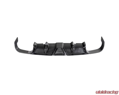 Carbonado DryCF KA Style Rear Lip Diffuser Porsche 991.1 991.2 Carrera 2017-2019 - DRYCF991.2-KA-KA-RL