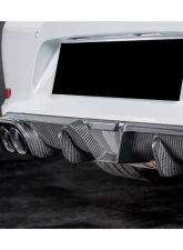 Carbonado DryCF KA Style Rear Lip Diffuser Porsche 991.1 991.2 Carrera 2017-2019                                     - DRYCF991.2-KA-KA-RL - Image 11
