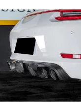 Carbonado DryCF KA Style Rear Lip Diffuser Porsche 991.1 991.2 Carrera 2017-2019                                     - DRYCF991.2-KA-KA-RL - Image 13