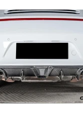 Carbonado DryCF KA Style Rear Lip Diffuser Porsche 991.1 991.2 Carrera 2017-2019                                     - DRYCF991.2-KA-KA-RL - Image 14