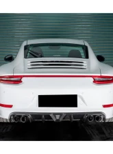 Carbonado DryCF KA Style Rear Lip Diffuser Porsche 991.1 991.2 Carrera 2017-2019                                     - DRYCF991.2-KA-KA-RL - Image 19