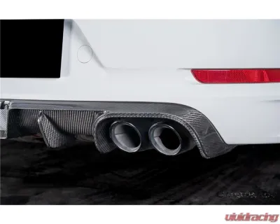 Carbonado DryCF KA Style Rear Lip Diffuser Porsche 991.1 991.2 Carrera 2017-2019 - DRYCF991.2-KA-KA-RL