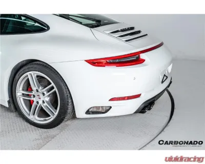 Carbonado DryFGCF OEM Style Rear Bumper Vent Trims Porsche 991.1 991.2 Carrera 2017-2019 - DRYFGCF991.2-KG-OEM-RBVT