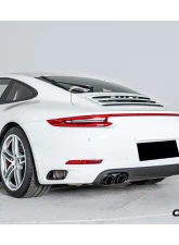Carbonado DryFGCF OEM Style Rear Bumper Vent Trims Porsche 991.1 991.2 Carrera 2017-2019                                     - DRYFGCF991.2-KG-OEM-RBVT - Image 14