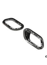 Carbonado DryFGCF OEM Style Rear Bumper Vent Trims Porsche 991.1 991.2 Carrera 2017-2019                                     - DRYFGCF991.2-KG-OEM-RBVT - Image 3