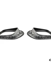 Carbonado DryFGCF OEM Style Rear Bumper Vent Trims Porsche 991.1 991.2 Carrera 2017-2019                                     - DRYFGCF991.2-KG-OEM-RBVT - Image 7