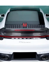 Carbonado Carbon Fiber Trunk Wing Spoiler w/ LED Light for Porsche 911 992 2019-2024                                     - DRYCF992-KG-SC-W - Image 11