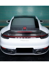 Carbonado Carbon Fiber Trunk Wing Spoiler w/ LED Light for Porsche 911 992 2019-2024                                     - DRYCF992-KG-SC-W - Image 13