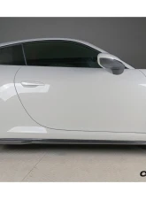 Carbonado DryCF SD Style Side Skirts Porsche 911 992 2019-2024                                     - DRYCF992-KG-Turbo-SS - Image 11