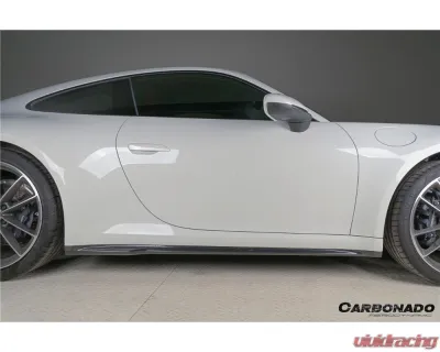 Carbonado DryCF SD Style Side Skirts Porsche 911 992 2019-2024 - DRYCF992-KG-Turbo-SS