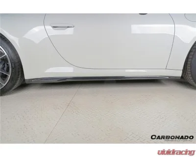 Carbonado DryCF SD Style Side Skirts Porsche 911 992 2019-2024 - DRYCF992-KG-Turbo-SS