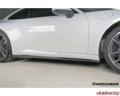 Carbonado DryCF SD Style Side Skirts Porsche 911 992 2019-2024 - DRYCF992-KG-Turbo-SS