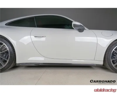 Carbonado DryCF SD Style Side Skirts Porsche 911 992 2019-2024 - DRYCF992-KG-Turbo-SS