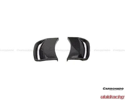 Carbonado DryCF Quarter Panel Side Scoops for 2020-2023 Porsche 911/992 Turbo S - DRYCF992Turbo-MAN-TA-QPS