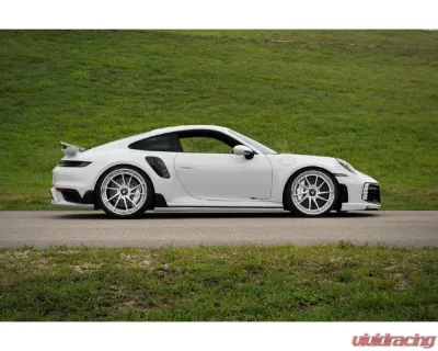 Carbonado DryCF Quarter Panel Side Scoops for 2020-2023 Porsche 911/992 Turbo S - DRYCF992Turbo-MAN-TA-QPS