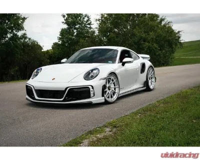 Carbonado DryCF Quarter Panel Side Scoops for 2020-2023 Porsche 911/992 Turbo S - DRYCF992Turbo-MAN-TA-QPS