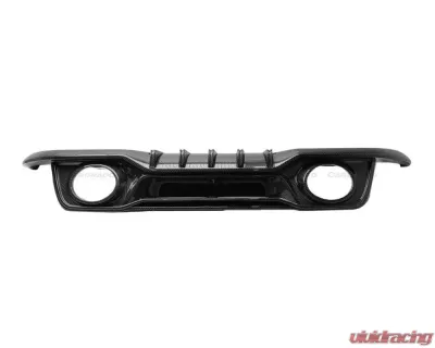 Carbonado DryCF TA Style Rear Lip w/ Winglets Porsche 911/992 Turbo S 2020-2023 - DRYCF992Turbo-MAN-TA-RDSET