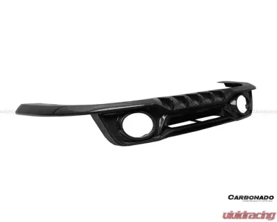 Carbonado DryCF TA Style Rear Lip w/ Winglets Porsche 911/992 Turbo S 2020-2023 - DRYCF992Turbo-MAN-TA-RDSET