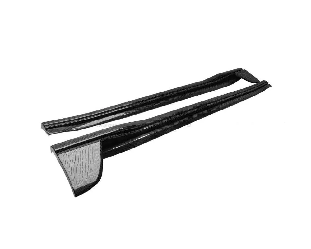 Carbonado DryFGCF TA Style Side Skirts Porsche 911/992 Turbo S 2020-2023 - FGDRYCF992Turbo-MAN-TA-SS