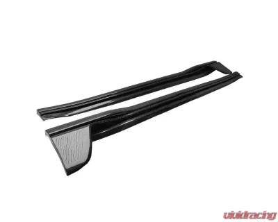 Carbonado DryCF TA Style Side Skirts Porsche 911/992 Turbo S 2020-2023 - DRYCF992Turbo-MAN-TA-SS