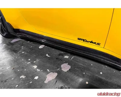 Carbonado DryCF TA Style Side Skirts Porsche 911/992 Turbo S 2020-2023 - DRYCF992Turbo-MAN-TA-SS