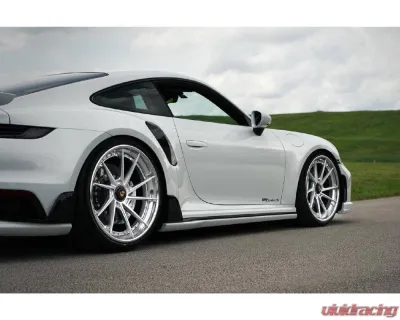 Carbonado DryCF TA Style Side Skirts Porsche 911/992 Turbo S 2020-2023 - DRYCF992Turbo-MAN-TA-SS
