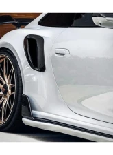 Carbonado DryCF TA Style Side Skirts Porsche 911/992 Turbo S 2020-2023                                     - DRYCF992Turbo-MAN-TA-SS - Image 3