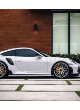 Carbonado DryCF TA Style Side Skirts Porsche 911/992 Turbo S 2020-2023                                     - DRYCF992Turbo-MAN-TA-SS - Image 5