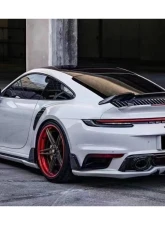 Carbonado DryCF TA Style Side Skirts Porsche 911/992 Turbo S 2020-2023                                     - DRYCF992Turbo-MAN-TA-SS - Image 7