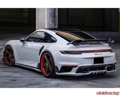Carbonado DryCF TA Style Side Skirts Porsche 911/992 Turbo S 2020-2023 - DRYCF992Turbo-MAN-TA-SS