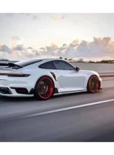 Carbonado DryCF TA Style Side Skirts Porsche 911/992 Turbo S 2020-2023                                     - DRYCF992Turbo-MAN-TA-SS - Image 8