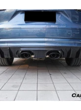 Carbonado DryCF GT Style Rear Diffuser w/ Exhaust Adapter Pipe Porsche Cayenne 2018-2025                                     - DRYCF9Y0-KG-23TurboGT-RD - Image 4