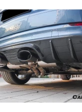 Carbonado DryCF GT Style Rear Diffuser w/ Exhaust Adapter Pipe Porsche Cayenne 2018-2025                                     - DRYCF9Y0-KG-23TurboGT-RD - Image 5