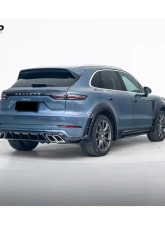Carbonado DryCF MSY Style Rear Lip Diffuser Porsche Cayenne 2018-2025                                     - DRYCF9Y0-KG-MSY-RD - Image 14