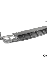 Carbonado DryCF MSY Style Rear Lip Diffuser Porsche Cayenne 2018-2025                                     - DRYCF9Y0-KG-MSY-RD - Image 3