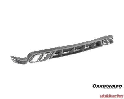 Carbonado DryCF MSY Style Rear Lip Diffuser Porsche Cayenne 2018-2025 - DRYCF9Y0-KG-MSY-RD