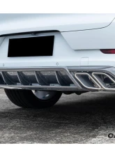 Carbonado DryCF MSY Style Rear Lip Diffuser Porsche Cayenne 2018-2025                                     - DRYCF9Y0-KG-MSY-RD - Image 6