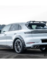Carbonado DryCF MSY Style Rear Lip Diffuser Porsche Cayenne 2018-2025                                     - DRYCF9Y0-KG-MSY-RD - Image 8