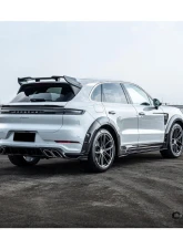 Carbonado DryCF MSY Style Rear Lip Diffuser Porsche Cayenne 2018-2025                                     - DRYCF9Y0-KG-MSY-RD - Image 9