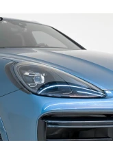 Carbonado DryCF MSY Style Headlight Eyelid Eyebrow Cover Porsche Cayenne 2018-2023                                     - DRYCF9Y0.1-KG-MSY-EB - Image 4