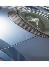 Carbonado DryCF MSY Style Headlight Eyelid Eyebrow Cover Porsche Cayenne 2018-2023                                     - DRYCF9Y0.1-KG-MSY-EB - Image 6