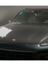 Porsche Carbonado DryCF OEM Style Hood 2018-2023 Cayenne 9Y0.1 Turbo Carbon Fiber                                     - DRYCF9Y0.1-KG-OEM-H - Image 6