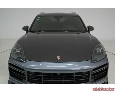 Porsche Carbonado DryCF OEM Style Hood 2018-2023 Cayenne 9Y0.1 Turbo Carbon Fiber - DRYCF9Y0.1-KG-OEM-H