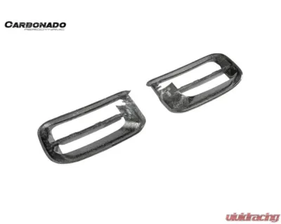 Carbonado Carbon Fiber Front Bumper Vent Cover for Porsche Cayenne Turbo 2018-2023 - DRYCF9Y0.1-KG-TKT-FBVT