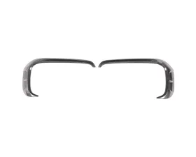 Carbonado DryCF MSY Style Front Bumper Vent Trims Porsche Cayenne Turbo 2018-2023