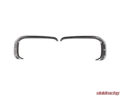 Carbonado DryCF MSY Style Front Bumper Vent Trims Porsche Cayenne Turbo 2018-2023 - DRYCF9Y0.1T-KG-MSY-FBVT