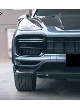 Carbonado DryCF MSY Style Front Bumper Vent Trims Porsche Cayenne Turbo 2018-2023                                     - DRYCF9Y0.1T-KG-MSY-FBVT - Image 7