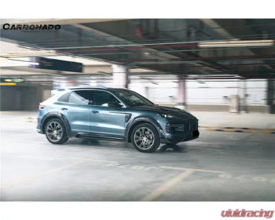 Porsche Cayenne Turbo 2018-2023 Carbonado Dry Carbon Fiber Wide Body Kit MSY Style - DRYFGCF9Y0.1T-KG-MSY-FLK